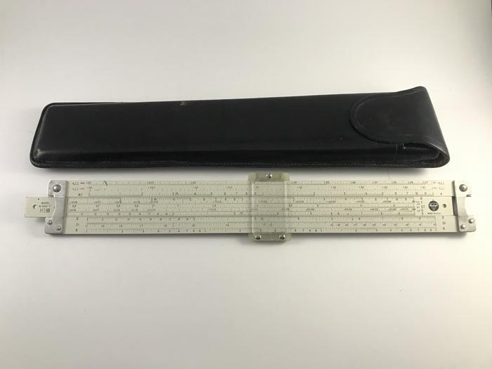 Slide Rule with Case