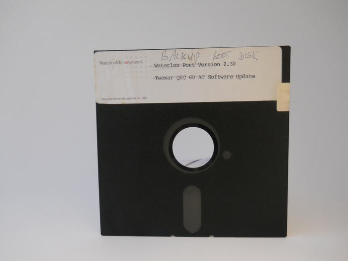 Front of floppy disk