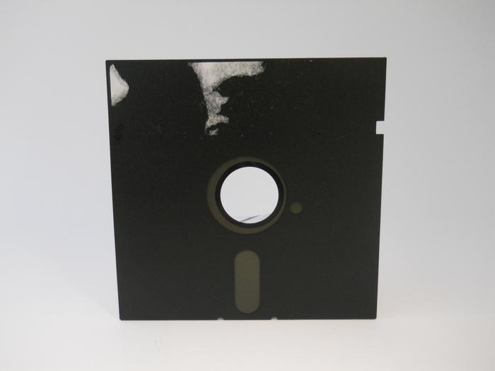 Front of floppy disk