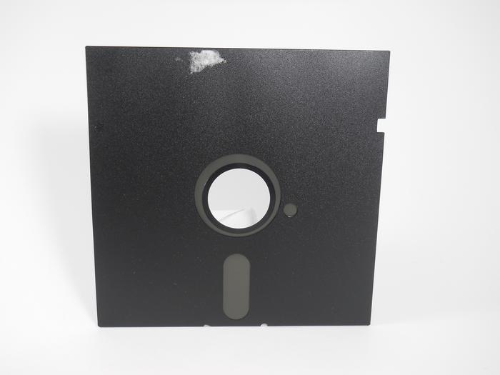 Front of floppy disk