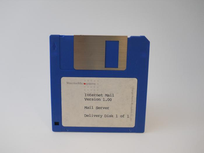 Front of floppy disk