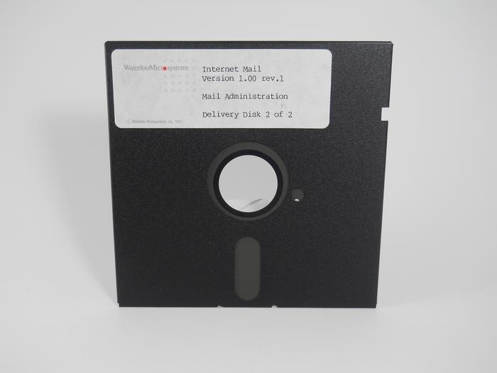 Front of floppy disk