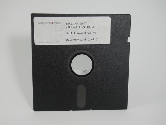 Front of floppy disk